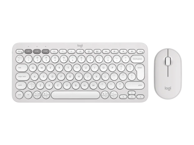 Wireless Keyboard & Mouse Logitech Pebble 2 Combo, Compact, Low-profile, Multi-Device, 4000dpi, 3 bu 210485 фото