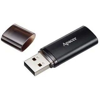 128GB USB3.1 Flash Drive Apacer "AH25B", Black, Matte Metal, Classic Cap (AP128GAH25BB-1) 122138 Imagini