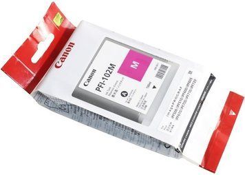 Ink Cartridge Canon PFI-102M magenta,130ml for iPF720,710,700,610,605,600,510,500 40200 Imagini