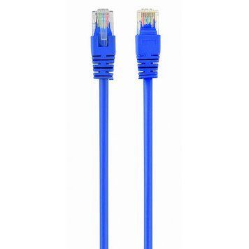 2m, Patch Cord Blue, PP12-2M/B, Cat.5E, Cablexpert, molded strain relief 50u" plugs 28136 фото