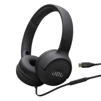 Headphones JBL T520C USB-C, Black 244030 Imagini