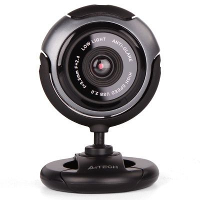 PC Camera A4Tech PK-710G, 480p, Glass lens, Built-in Microphone, Compact Design, Anti-glare Coating 49249 фото