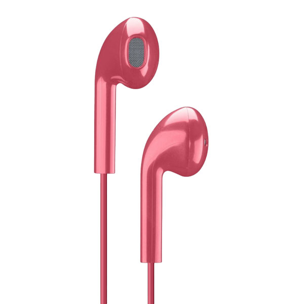 Cellular LIVE EGG-capsule earphone with mic, Red 202388 фото