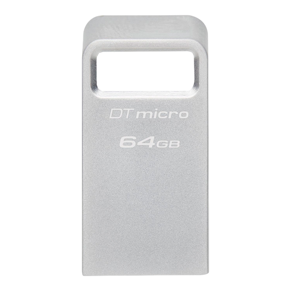 64GB USB3.2 Flash Drive Kingston DataTravaler Micro (DTMC3G2/64GB), Premium Metal Case (R:200MB/s) 144112 фото