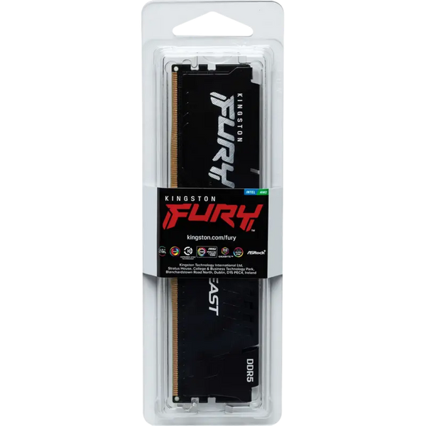 32GB DDR5-5600MHz Kingston FURY Beast (KF556C36BBE-32), CL36-38-38, 1.25V, AMD EXPO 1.0/Intel XMP 3 230020 фото