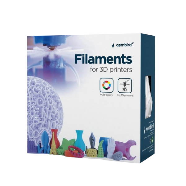 PLA 1.75 mm, Black Filament, 1 kg, Gembird 3DP-PLA1.75-01-BK 128756 фото