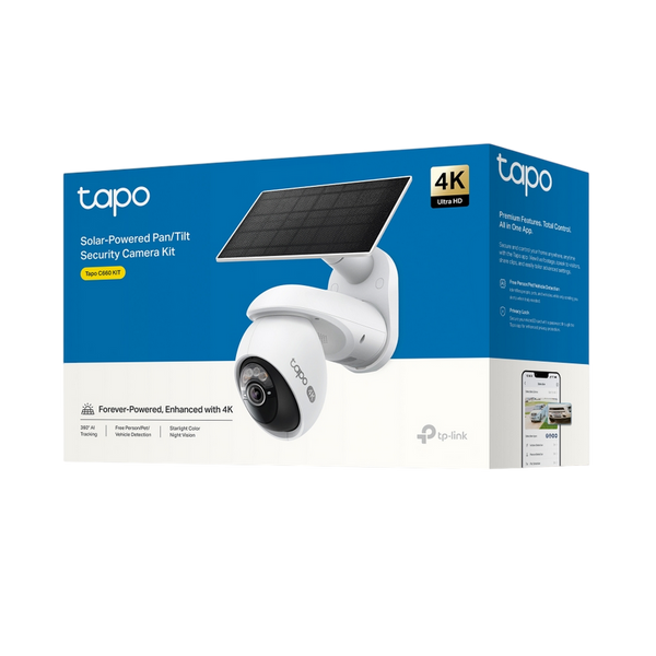 TP-Link Outdoor TAPO C660 KIT, 4K 8Mpix, IP65, Battery Powered Security Camera + Solar Panel 246471 Imagini