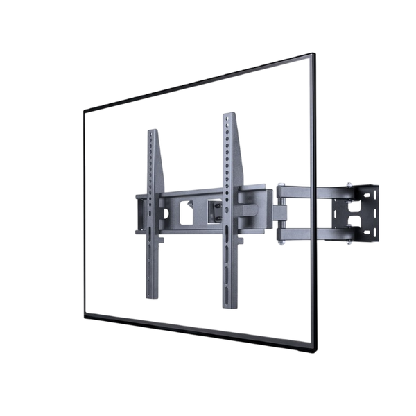 Wall Mount Gembird "WM-55ST-03" Black 32"-55" 35kg VESA:up 400x400, Wall dist:105-429mm &plusmn;90&deg;,-5/+18 228990 Imagini