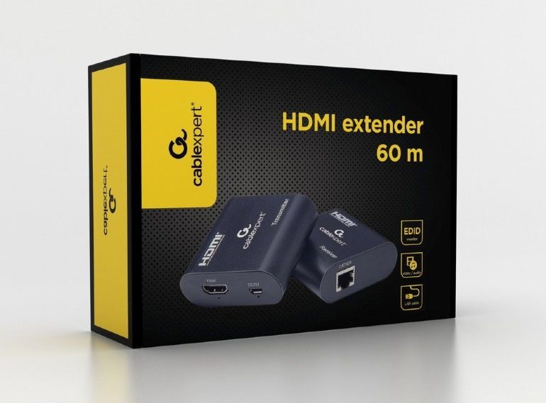 Cable extension HDMI, Cablexpert, "DEX-HDMI-03", Black 131663 фото