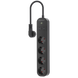 Smart power strip Gembird TSL-PS-S4U-01-, 4 sockets, 1.5 m, with USB charger 2x USB Type-A, 1x USB 211483 фото 1