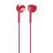 Cellular LIVE EGG-capsule earphone with mic, Red 202388 фото 1