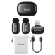 Microphone&nbsp;Wireless&nbsp;Boya&nbsp;Mini 2-03&nbsp;Ultracompact&nbsp;(2 TX+ 1RX Lightning Plug+ Charging case), Black 245578 Imagini 9