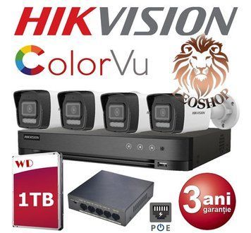 HIKVISION 2 Megapixeli COLOR VU DS-2CD1023G0E-L 6655319 Imagini