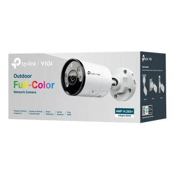TP-Link Bullet Outdoor Network Camera "InSight S345", 6mm, 4MP, Full-Color, PoE, IP67, Metal 259959 фото