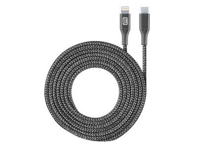 Type-C to Lightning Cable Cellular, Long MFI, 2.5M, Black 147433 фото
