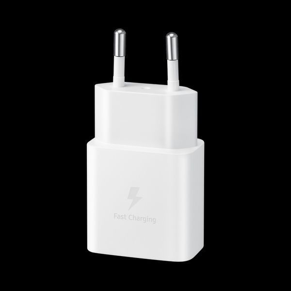 Original Sam. EP-T1510, Fast Travel Charger 15W PD (with cable), White 219284 фото