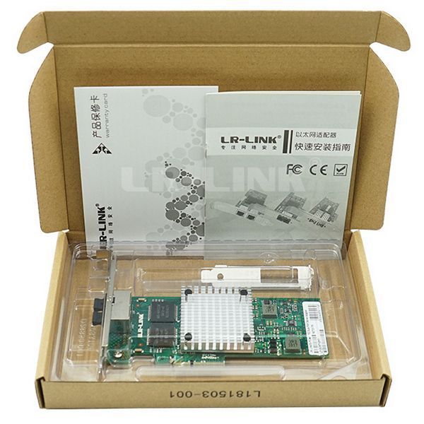 PCI-e Intel Server Adapter I350-T2, Dual Copper Port 1Gbps 72181 фото