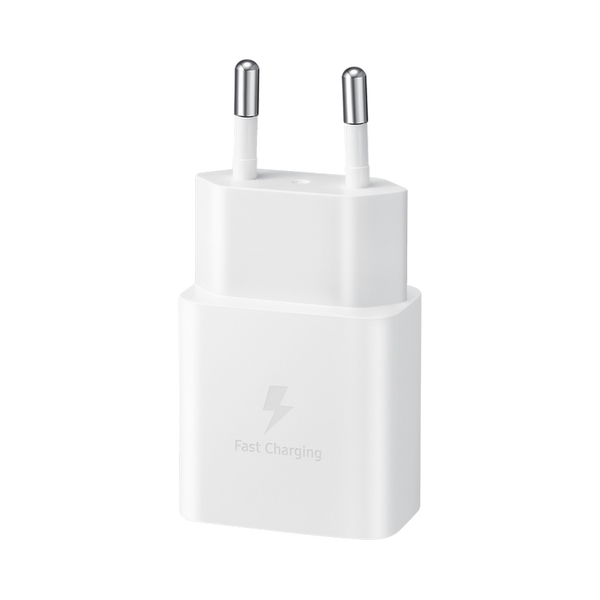 Original Sam. EP-T1510, Fast Travel Charger 15W PD (with cable), White 219284 фото