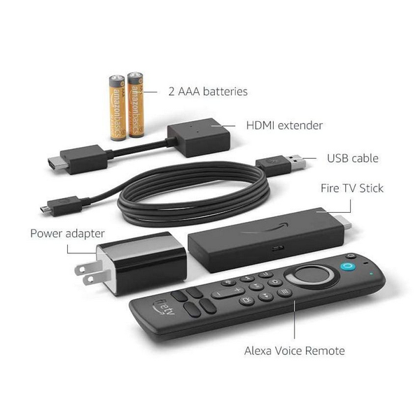 Amazon Fire TV Stick HD (3rd Gen) with Alexa Voice Remote (2024),Black 231956 фото