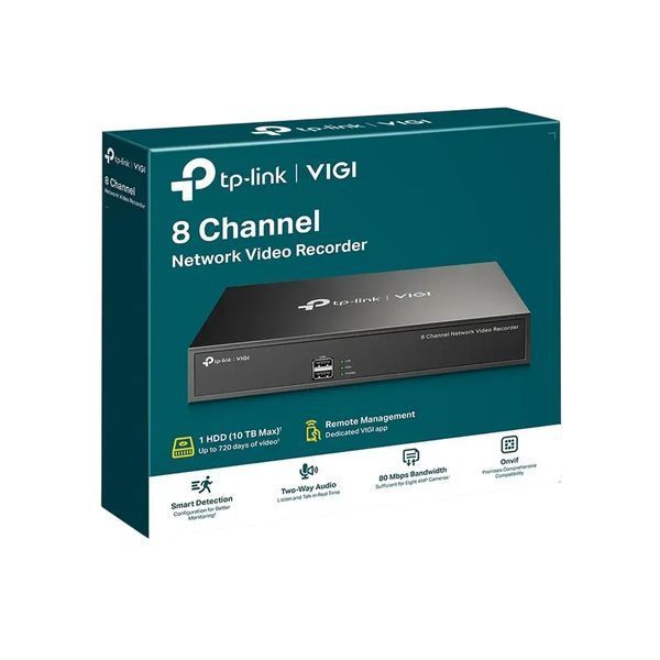 TP-Link 8 Channel Network Video Recorder "VIGI NVR1008H", 1xSATA up to 16TB 136350 фото
