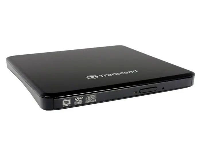 External Portable Slim 8x DVD-RW Drive Transcend "TS8XDVDS", Black, (USB2.0), Retail 54316 фото