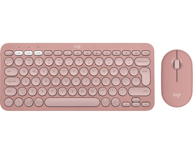 Wireless Keyboard & Mouse Logitech Pebble 2 Combo, Low-profile, Multi-Device, 400-4000dpi, 3 buttons 209812 фото