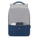 Backpack Rivacase 7562, for Laptop 15,6" & City bags, Gray/Dark Blue 132129 фото 2