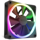 PC Case Fan NZXT F120 RGB, 120x120x26mm, 18 LEDs, 17-27.5dB, 14-50CFM, 500-1800RPM, FDB, 4 Pin,Black 207796 фото 5