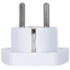 Зарядное устройство Adapter Rivacase PS4100 W00 travel adapter World to EU, White 132131 фото 6