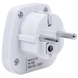 Зарядное устройство Adapter Rivacase PS4100 W00 travel adapter World to EU, White 132131 фото 1