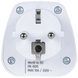 Зарядное устройство Adapter Rivacase PS4100 W00 travel adapter World to EU, White 132131 фото 4