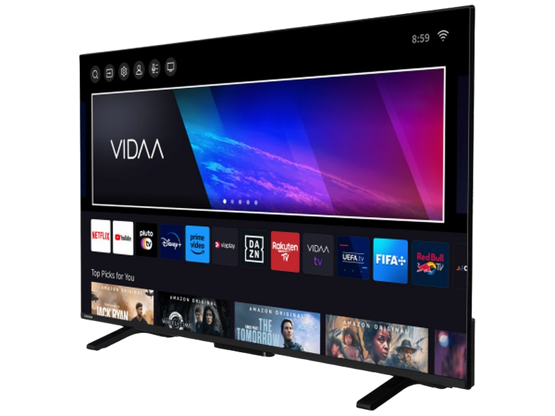 50" LED SMART TV TOSHIBA 50UV2463DG, 4K HDR, 3840 x 2160, VIDAA OS, Black 213929 Imagini