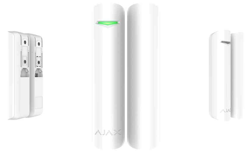 Ajax Wireless Security Opening Detector "DoorProtect Plus", White, Accelerometer 142996 фото
