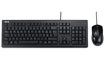 Keyboard & Mouse Asus U2000, Multimedia, Elegant style, Silent, Solid construction, Black, USB 97286 фото