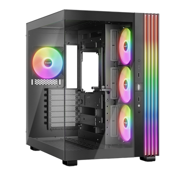 Case ATX be quiet! Ligh Base 600 LX, w/o PSU, 4x120mm ARGB Вентилятор, ARGB strips, Front & Side TG, DF, VG 223082 фото