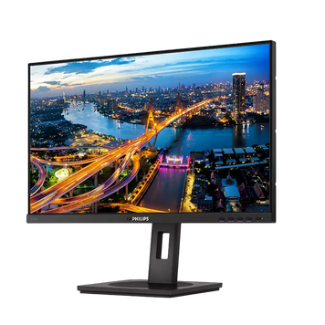 23.8" PHILIPS 246B1,Black,IPS,2560x1440,75Hz,4ms,250cd,SC50mil:1,LAN,HDMI+DP+TypeC,Spkrs,Pivot 208950 фото