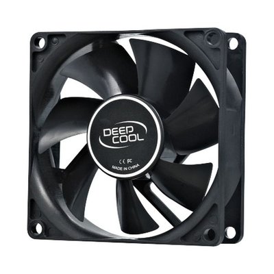 PC Case Fan Deepcool XFAN80, 80x80x25mm, 20.3dB, 21.8CFM, 1800RPM, Hydro Bearing 76250 фото