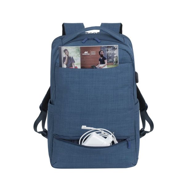 Backpack Rivacase 8365, for Laptop 17,3" & City bags, Blue 137282 фото