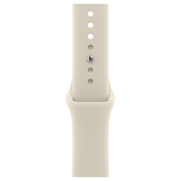 Apple Watch Series 12 GPS, 46mm Light Gold Aluminium Case with Sand Sport Band - S/M MJEN4 272463 фото