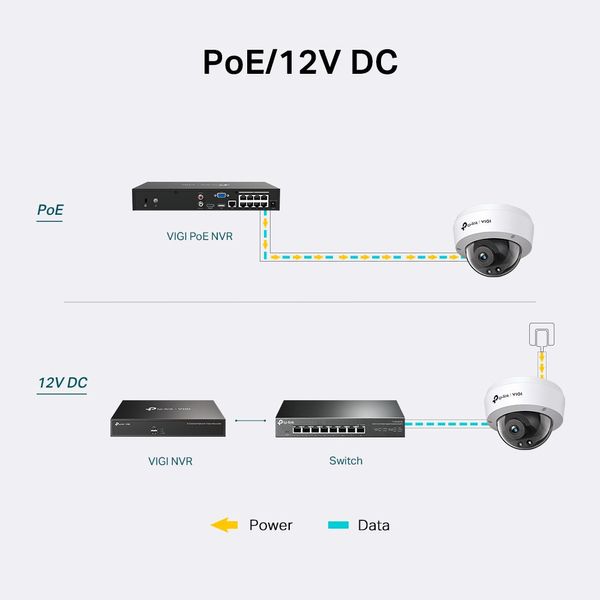 TP-Link "VIGI C230I", 4mm, 3MP, IR Dome Network Camera, IK10, PoE 203838 фото