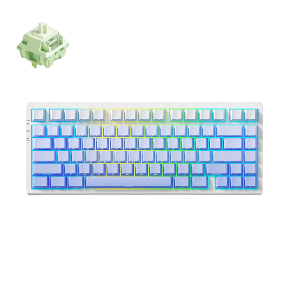 Gaming Wireless Keyboard MCHOSE G75 Pro, Mechanical, 75% Layout, Matcha Latte SW V2, PBT Double Shot 250958 фото