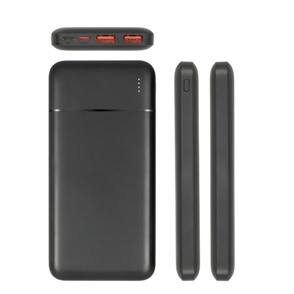 Портативное зарядное устройство Rivacase 10000 mAh QC 3.0/PD 22.5W, VA2101, Black 226699 фото