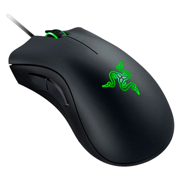 Gaming Mouse Razer DeathAdder Essential, 6400 dpi, 5 buttons, 30G, 220IPS, 96g, Mech.SW, Green Light 146757 фото