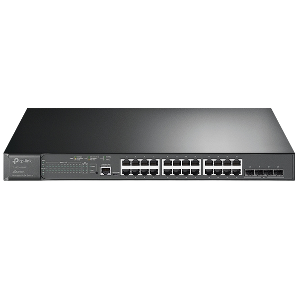 24-Port Gigabit L2+ Managed PoE+ Switch TP-LINK "TL-SG3428MP", 4x1Gbps SFP ports, budget 384W 137647 Imagini