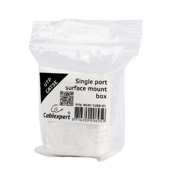 1xRJ45 Surface mount box 8P8C/UTP CAT.5e/KRONE, NCAC-1U5E-01 207955 фото