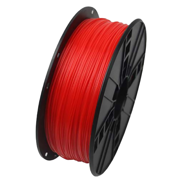 ABS 1.75 mm, Fluorescent Red Filament, 1 kg, Gembird, 3DP-ABS1.75-01-FR 82361 фото