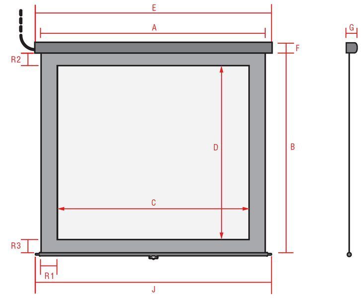 Electrical Screen 16:9 Reflecta CrystalLine Smartphone Motorolar with RC, 350x241cm/340x192 view area, BB, 1.0 gain 144874 Imagini