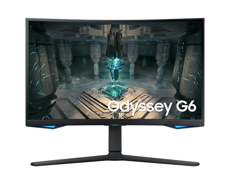 27" SAMSUNG Odyssey G6 S27BG650EI,Black,Curved-VA 2560x1440,240Hz,1ms,300cd,DP+HDMI,TizenOC 209007 фото