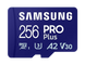 256GB MicroSD (Class 10) UHS-I (U3) +SD adapter, Samsung PRO Plus "MB-MD256SA" (R/W:180/130MB/s) 207498 фото 5
