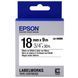 Tape Cartridge EPSON LK-5WBN; 18mm/9m Standard, Balck/White, C53S655006 85515 фото 1